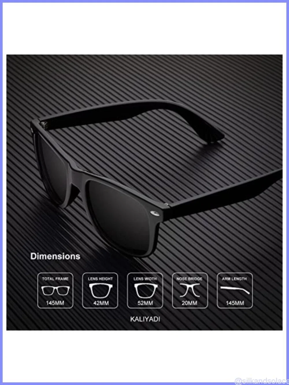 Polarized Semi-Rimless Sunglasses UV Blocking Driving Eyewear 2 Pack